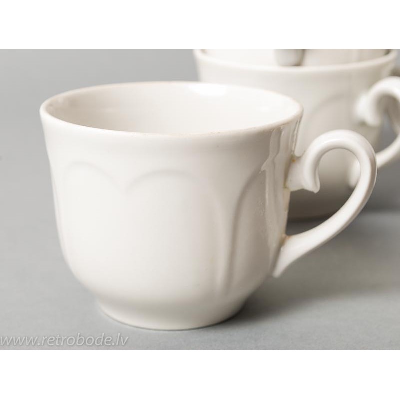 white porcelain coffee cups